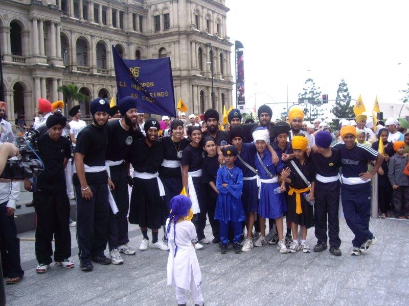 Gatka group, Nagar Kirtan 2008