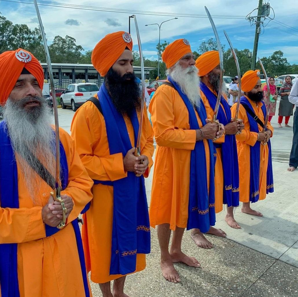 Panj Pyare leading a procession